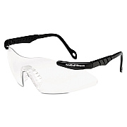 Smith & Wesson Magnum 3G Safety Glasses, Mini Black Frame, Clear Lens (SMW19822)