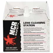 MCR Safety Disposable Lens Cleaning Station, 2 boxes of 300 Tissues, 8oz Solution (LCS1)