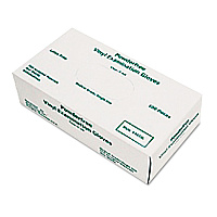 MCR Safety Disposable Vinyl Gloves, Large, 5 mil, Medical Grade, 100/Box (MPG5010L)