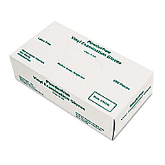MCR Safety Disposable Vinyl Gloves, Large, 5 mil, Medical Grade, 100/Box (MPG5010L)