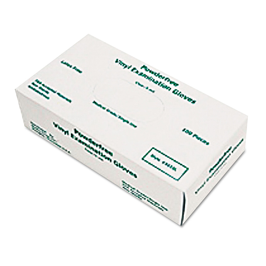 MCR Safety Disposable Vinyl Gloves, Large, 5 mil, Medical Grade, 100/Box (MPG5010L)