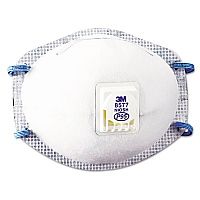 3M Particulate Respirator 8577, P95, One Size Fits All, 10/Box