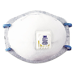3M Particulate Respirator 8577, P95, One Size Fits All, 10/Box