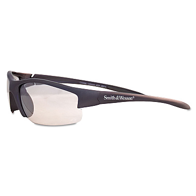 Smith & Wesson Equalizer Safety Glasses, Gunmetal Frame, Clear Lens (SMW21294)