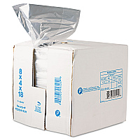 Inteplast Group Food Bags, 2 gal, 8" x 4" x 18", Clear, 1,000/Carton (IBSPB080418R)