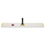 Rubbermaid Commercial HYGEN HYGEN Quick Connect Single-Sided Frame, 35" x 3", Yellow (Q580YEL)