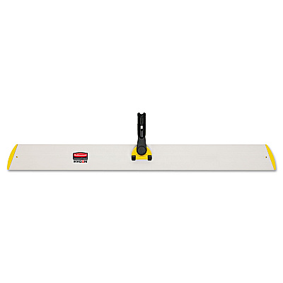 Rubbermaid Commercial HYGEN HYGEN Quick Connect Single-Sided Frame, 35" x 3", Yellow (RCPQ580YEL)
