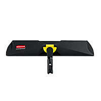 Rubbermaid Commercial HYGEN HYGEN Quick Connect Single-Sided Frame, 18w x 3 3/8d, Plastic, Black (RCPQ559BLA)