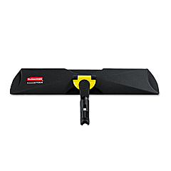 Rubbermaid Commercial HYGEN HYGEN Quick Connect Single-Sided Frame, 18w x 3 3/8d, Plastic, Black (RCPQ559BLA)