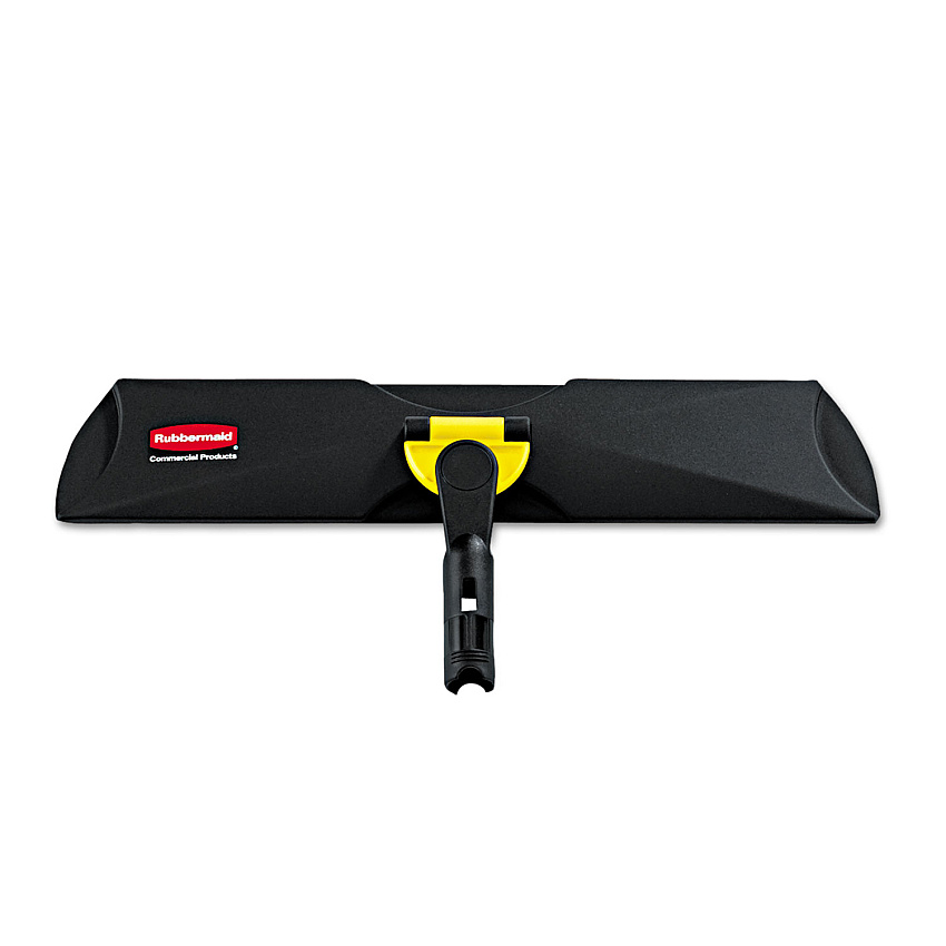 Rubbermaid Commercial HYGEN HYGEN Quick Connect Single-Sided Frame, 18w x 3 3/8d, Plastic, Black (RCPQ559BLA)