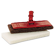 3M Doodlebug Threaded Pad Holder Kit, 4.63 x 10, Orange, 4/Carton (MMM08542)