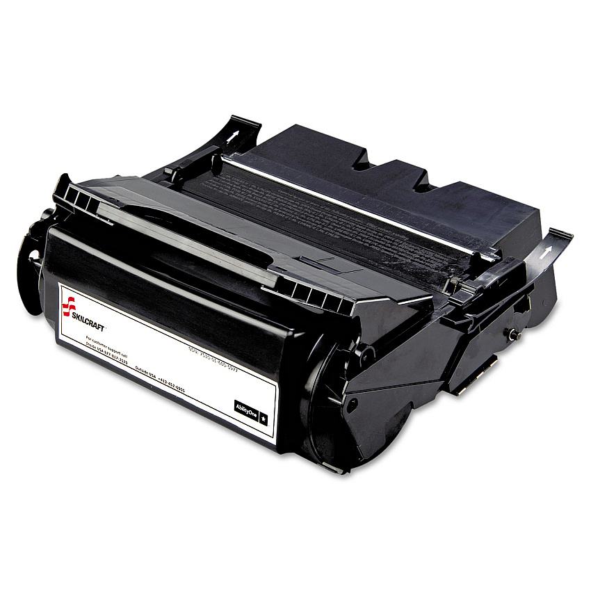 AbilityOne 7510016005977 Remanufactured 64435XA High-Yield Toner, 60,783 Page-Yield, Black