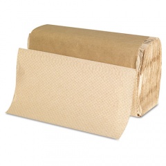 GEN Singlefold Paper Towels, 9 x 9.45, Natural, 250/Pack, 16 Packs/Carton (1507)