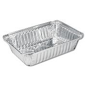 HFA Aluminum Oblong Pan, 2.25 lb Capacity, 5.94 x 8.44 x 1.81, Silver, 500/Carton (HFA206230)