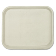 Chinet Savaday Molded Fiber Food Trays, 1-Compartment, 9 x 12 x 1, White, Paper, 250/Carton (20802)