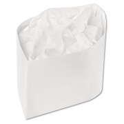 AmerCareRoyal Classy Cap, Crepe Paper, Adjustable, One Size Fits All, White, 100 Caps/Pack, 10 Packs/Carton (RCC2W)