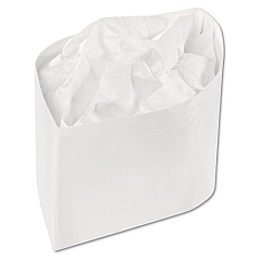 AmerCareRoyal Classy Cap, Crepe Paper, Adjustable, One Size Fits All, White, 100 Caps/Pack, 10 Packs/Carton (RPPRCC2W)