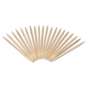 AmerCareRoyal Round Wood Toothpicks, 2.5", Natural, 800/Box, 24 Boxes/Case, 5 Cases/Carton, 96,000 Toothpicks/Carton (R820)