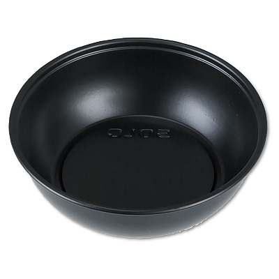 Solo Polystyrene Portion Cups, 5.5 oz, Black, 250/Bag, 10 Bags/Carton (SCCDSS50001)