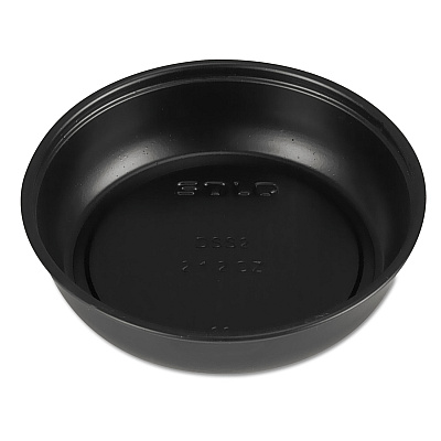 Solo Polystyrene Portion Cups, 3.5 oz, Black, 250/Bag, 10 Bags/Carton (SCCDSS3)