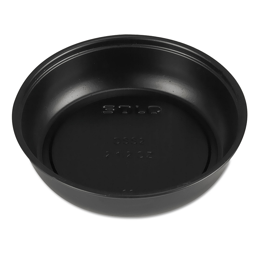 Solo Polystyrene Portion Cups, 3.5 oz, Black, 250/Bag, 10 Bags/Carton (SCCDSS3)