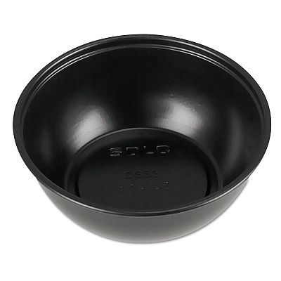 Solo Polystyrene Portion Cups, 2.5 oz, Black, 250/Bag, 10 Bags/Carton (SCCDSS2)