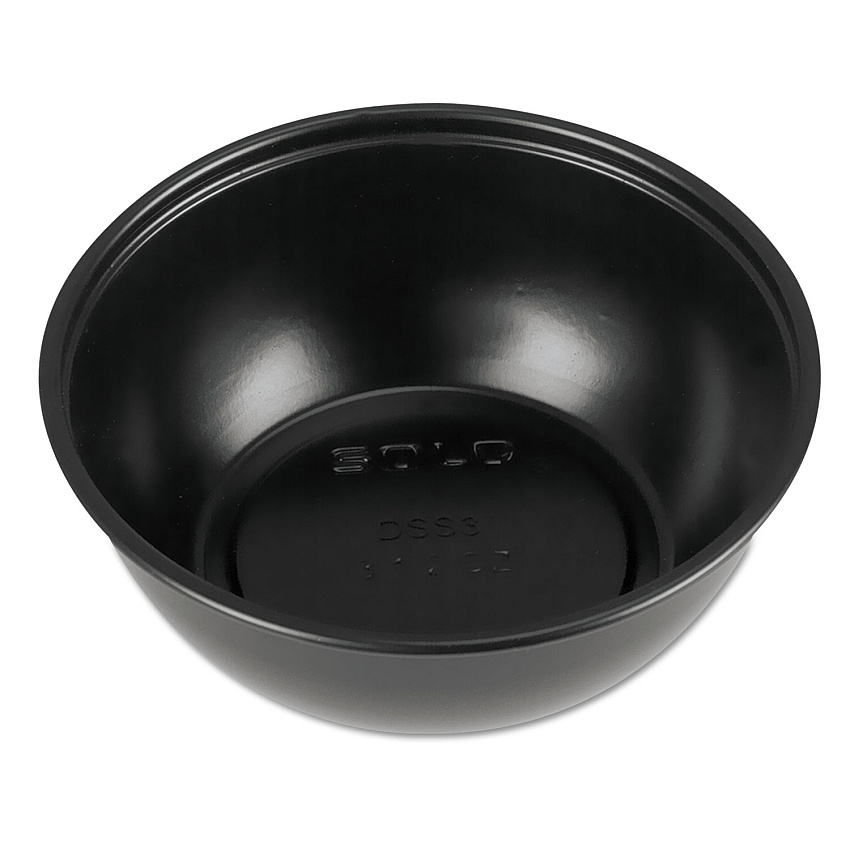 Solo Polystyrene Portion Cups, 2.5 oz, Black, 250/Bag, 10 Bags/Carton (SCCDSS2)