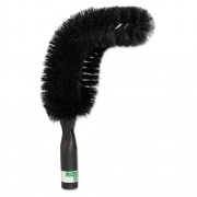 Unger StarDuster Pipe Brush, Green Polypropylene Bristles, 7.5" Brush, 6" Black Plastic Handle