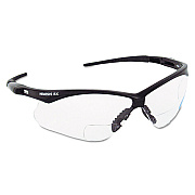 KleenGuard V60 Nemesis Rx Reader Safety Glasses, Black Frame, Clear Lens, +1.0 Diopter Strength (KCC28618)