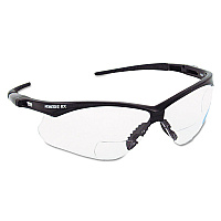 KleenGuard V60 Nemesis Rx Reader Safety Glasses, Black Frame, Clear Lens, +1.0 Diopter Strength (KCC28618)