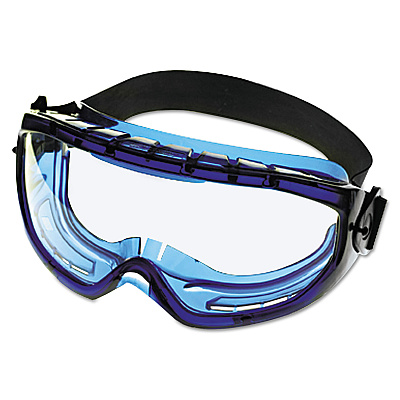 KleenGuard V80 Monogoggle XTR, Blue Frame, Clear Lens (KCC18624)
