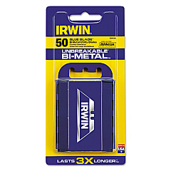 IRWIN Utility Knife Bi-Metal Traditional Replacement Blades, 50/Pack (IRW2084300)