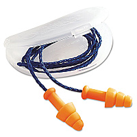 Howard Leight by Honeywell SmartFit Multiple-Use Earplugs, Corded, 25NRR, Orange, 100 Pairs (HOWSMF30)