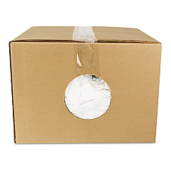 HOSPECO New Bleached White T-Shirt Rags, 25 Pounds/Bag (HOS45525)