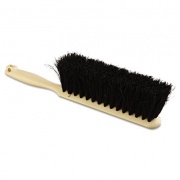Boardwalk Counter Brush, Black Tampico Bristles, 4.5" Brush, 3.5" Tan Plastic Handle (5208)