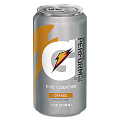 Gatorade Thirst Quencher Can, Orange, 11.6oz Can, 24/Carton (GTD00902)