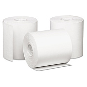 Iconex Impact Bond Paper Rolls, 3" x 85 ft, White, 50/Carton (ICX90742203)