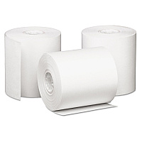 Iconex Impact Bond Paper Rolls, 3" x 85 ft, White, 50/Carton (ICX90742203)