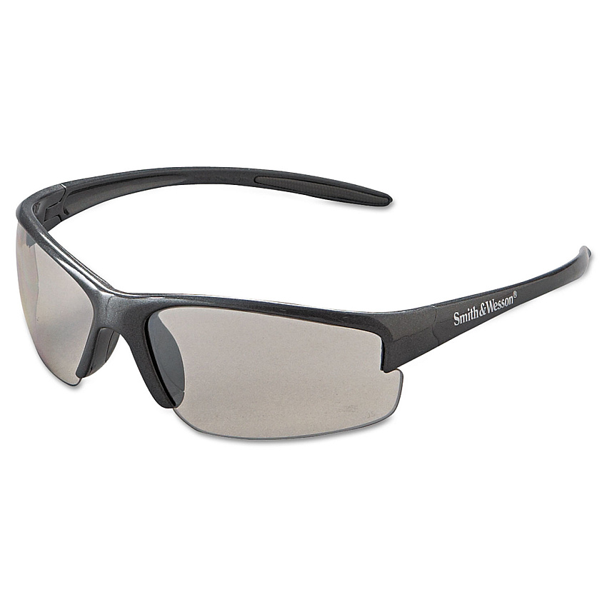 Smith & Wesson Equalizer Safety Eyewear, Gunmetal Frame, Indoor/Outdoor Lens (SMW21298)