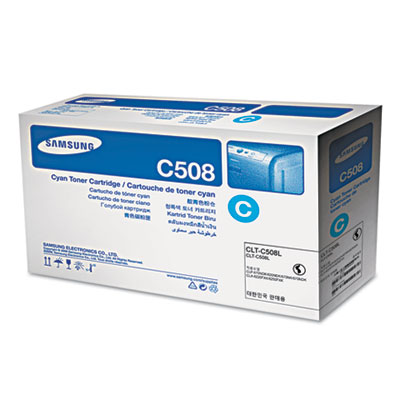 HP SU058A (CLT-C508L) High-Yield Toner, 4,000 Page-Yield, Cyan