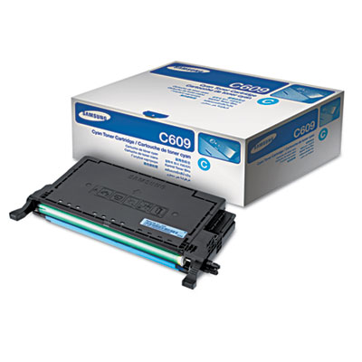 HP CLT-C609S High-Yield Toner, 7,000 Page-Yield, Cyan