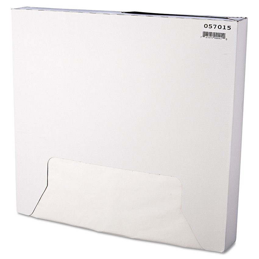 Bagcraft Grease-Resistant Paper Wraps and Liners, 15 x 16, White, 1,000/Box, 3 Boxes/Carton (BGC057015)
