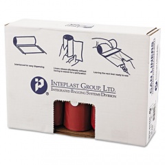 Inteplast Group Low-Density Commercial Can Liners, 45 gal, 1.3 mil, 40" x 46", Red, 100/Carton (SL4046R)