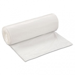 Inteplast Group Low-Density Commercial Can Liners, 60 gal, 0.7 mil, 38" x 58", White, 25 Bags/Roll, 4 Rolls/Carton (SL3858XHW2)