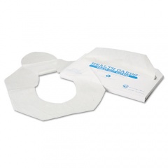 HOSPECO Health Gards Toilet Seat Covers, Half-Fold, 14.25 x 16.5, White, 250/Pack, 10 Boxes/Carton (HG2500)