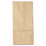 General Grocery Paper Bags, 35 lb Capacity, #5, 5.25" x 3.44" x 10.94", Kraft, 500 Bags (GK5500)