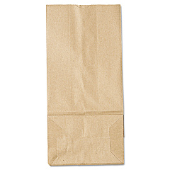 General Grocery Paper Bags, #5 Size, 5.25" x 3.44" x 10.94", Natural, 500/Bundle (BAGGK5500)
