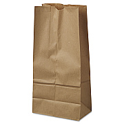 General Grocery Paper Bags, #16 Size, 7.75" x 4.81" x 16", Natural, 500/Bundle (BAGGK16500)