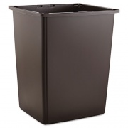 Rubbermaid Commercial Glutton Container, 56 gal, Plastic, Brown (256BBRO)