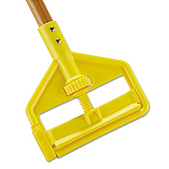 Rubbermaid Commercial Invader Side-Gate Wood Wet-Mop Handle, 1" dia x 60", Natural, 12/Carton (RCPH116)
